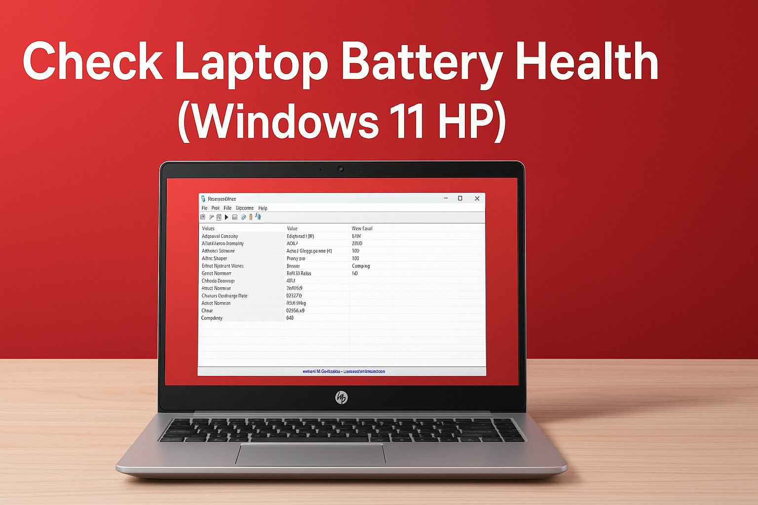 how to check laptop battery health windows 11 hp
